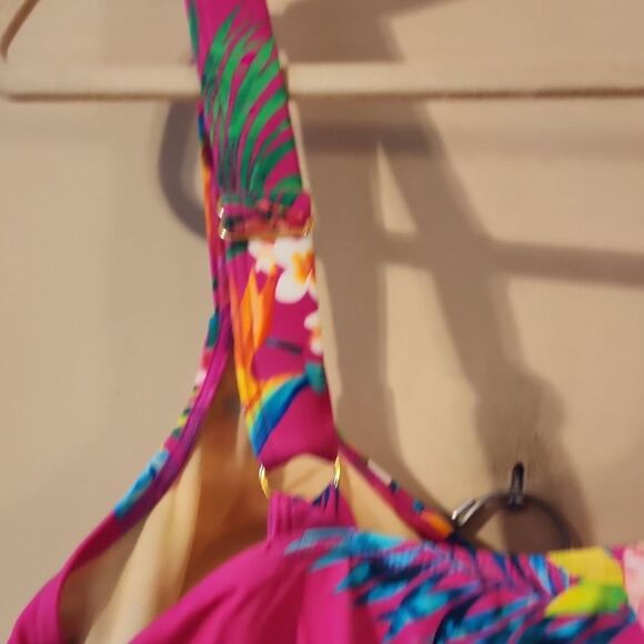 Pink and Tan Swimsuit Set - Picture 6 of 6